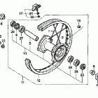 CRF450X Заднее колесо