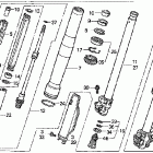 CR125R Передняя вилка