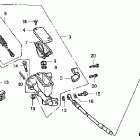 CR125R Главный тормозной цилиндр - передний