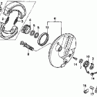CB250 Передний тормоз