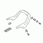 GL1800 Rear spoiler accent (chrome)