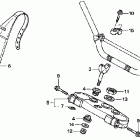 CRF250R Руль и панель переднего номера
