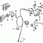 CR125R Handle lever @ switch @ cable ('04-'07)