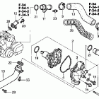 VTX1800F2 Водяной насос