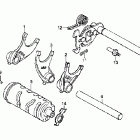 CB250 Вилка переключения передач
