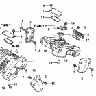 VTX1800R2 Крышка головки цилиндров