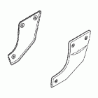 GL1800 Swingarm pivot covers (chrome w / gl logo)