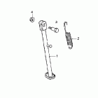 CRF100F Подножка