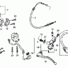 CBR600RR Рулевые рычаги , переключатели и тросы