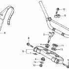 CR250R Руль и панель переднего номера