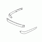 GL1800 Trunk molding kit (chrome)