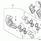 CB900F Передний тормозной суппорт