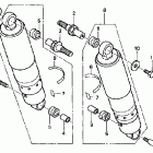 VT1100C2 Задний амортизатор