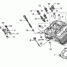 VT600CD Передняя головка цилиндров