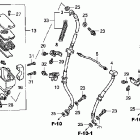 VTX1800F2 Главный тормозной цилиндр - передний