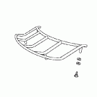 GL1800 Trunk rack (chrome)