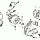 CR125R Генератор и крышка
