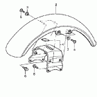 VT750DCA Переднее крыло