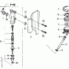 VTX1300C Задний тормозной цилидр