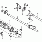 CB900F Вилка переключения передач