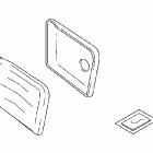 VTX1800F2 Billet swingarm pivot cover set (fluted)