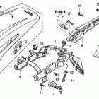 VTX1800F2 Rear fender @ grab rail (vtx1800f)