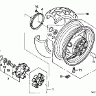 ST1300PA Заднее колесо