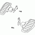 VTX1800C1 Floorboards passenger billet