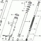 VT1100C2 Передняя вилка