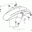CB900F Переднее крыло