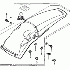 CR250R Заднее крыло