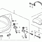 VTX1300S Сидение