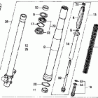CR85R Передняя вилка