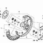 CR85R Заднее колесо