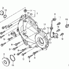 CBR600F4 Крышка картера правая