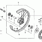 CR85R Переднее колесо