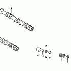 CB600F Распредвал и клапана
