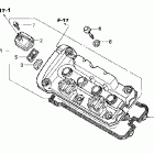 CB600F Крышка головки цилиндров