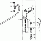 CR85R Задний тормозной цилидр