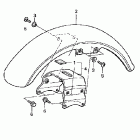 VT750DCA Переднее крыло