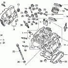 VT750DCA Головка цилиндров передняя