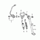 CBR600F4 Подножка
