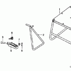 CR85R Подножки