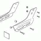 VTX1800F2 Backrest deluxe chrome rrcarrier mount brackets