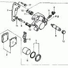 CR85R Передний тормозной суппорт