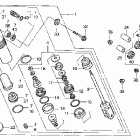 CR85R Задний амортизатор