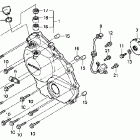 CBR600RR Крышка картера правая