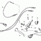 CBR600RR Рулевые рычаги , переключатели и тросы