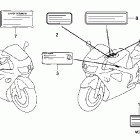 RVT1000R Предупредительные таблички
