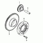 CB600F Муфта стартера